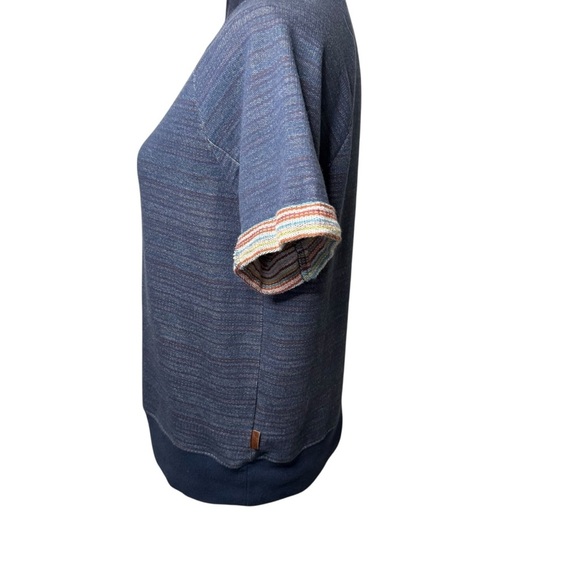 Burton Durable Goods | Navy Short Sleeve Crew Sweatshirt | Sz S - Picture 4 of 9